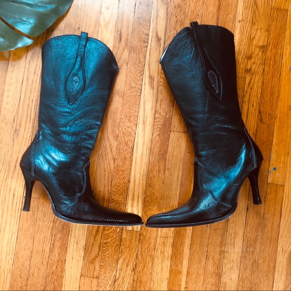 Los Altos Ladies Genuine Leather Boots W/Zipper - Picture 2 of 7